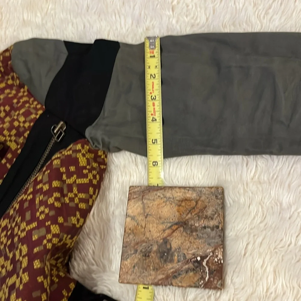 L.A.M.B Gwen Stefani Military Dbl Breasted Olive Green Technical Cargo Jacket 2